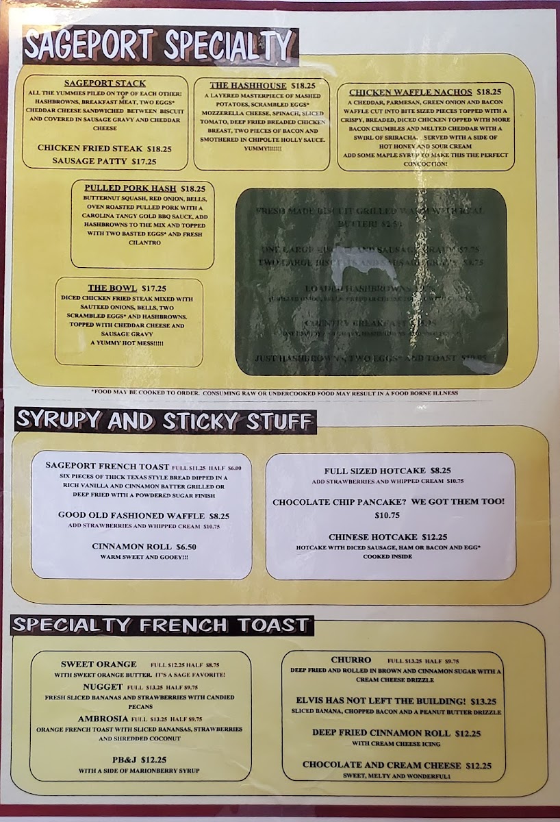 Menu Sage Port Grille-1