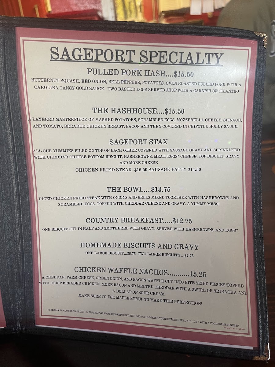 Menu Sage Port Grille-9